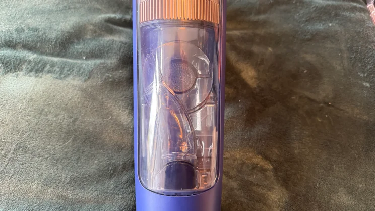A picture of the Shark PowerDetect Speed Clean and Empty Pet Pro's dust collection bin