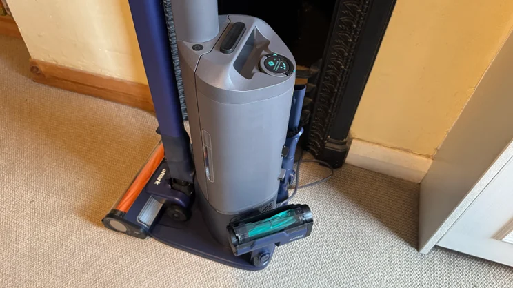 A picture of the Shark PowerDetect Speed Clean and Empty Pet Pro's self emptying docking station