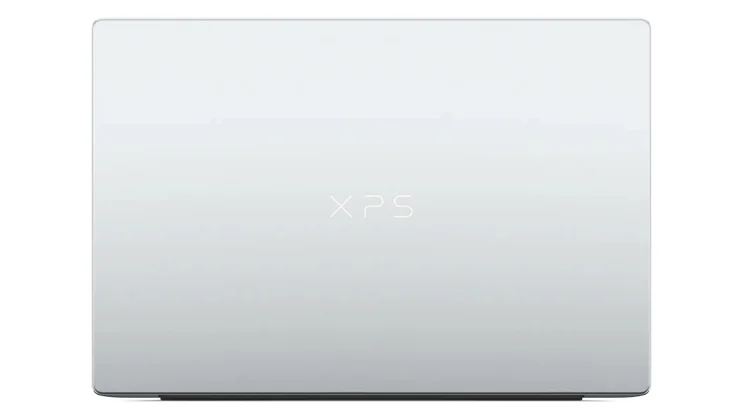 Dell XPS 13, open pictured from the rear