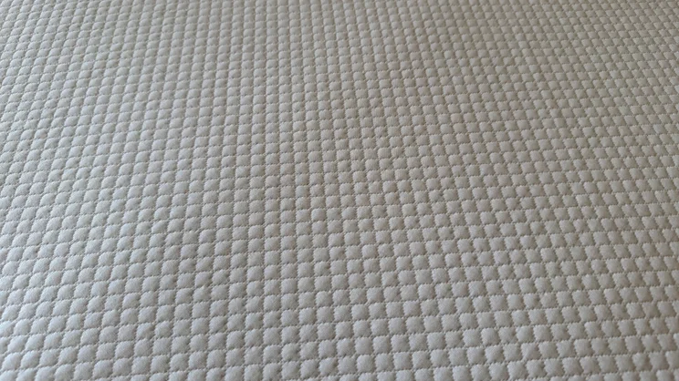 A closeup of the surface of the Simba Cool Foam mattress topper