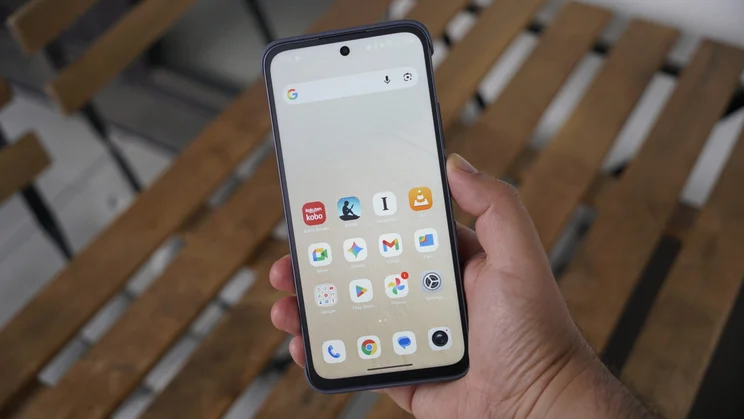 TCL Nxtpaper 70 Pro in hand, front view