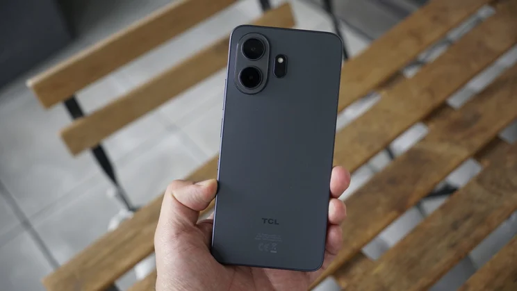 TCL Nxtpaper 70 Pro in hand, rear view