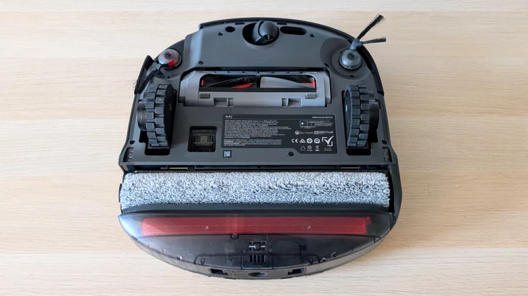 The Eufy Omni S2 pictured from underneath