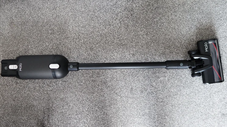 The Halo Capsule XR pictured laid on a grey carpet