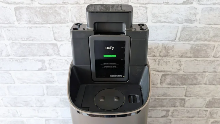 The top of the Eufy Omni S2's base station