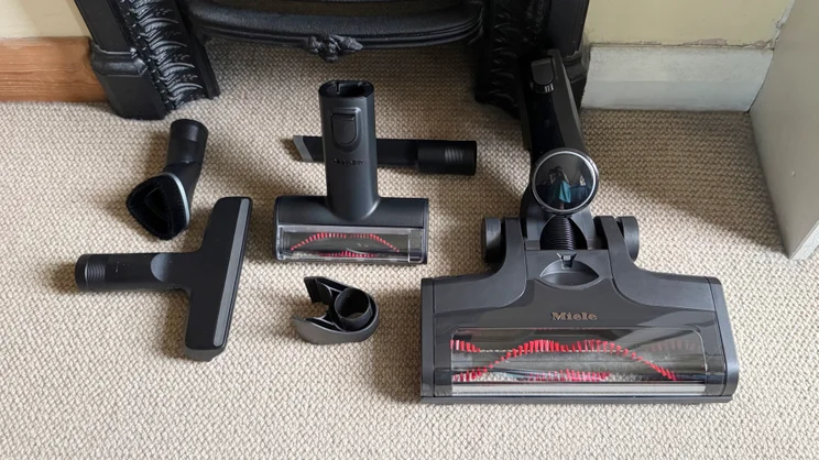 A selection of the Miele Triflex HX3's accessories