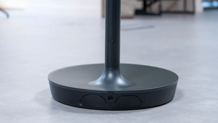 The rear of the Dimplex DuoCool 2-in-1 fan's base
