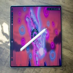 Huawei MatePad Pro Max on a table with the stylus