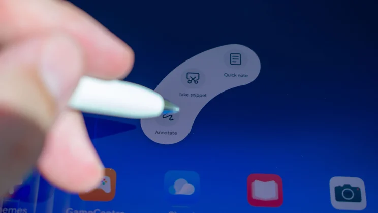 Huawei MatePad Pro Max quick menu