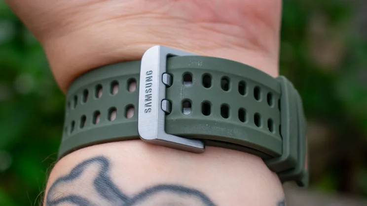 Samsung Galaxy Watch Ultra 2 on wrist, strap view