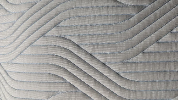 A closeup of the Tempur Cloud SmartCool pillow's surface