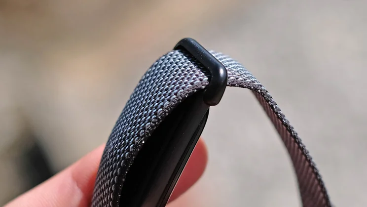 The Fitbit Air's woven wristband