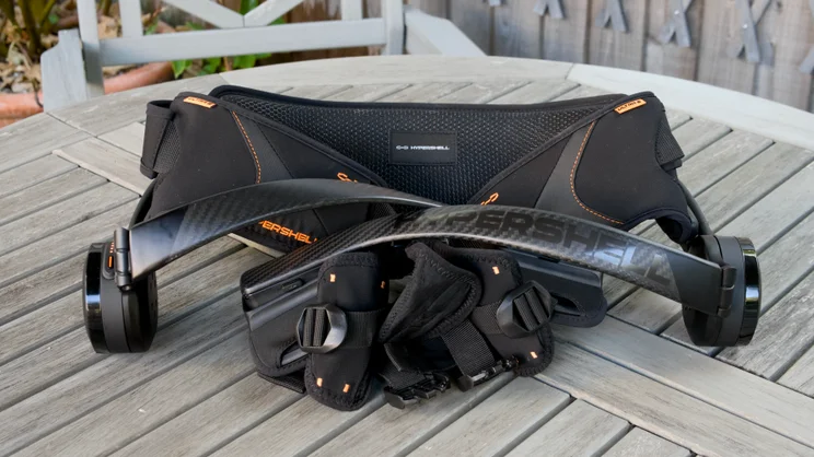 The Hypershell X Ultra S pictured folded up
