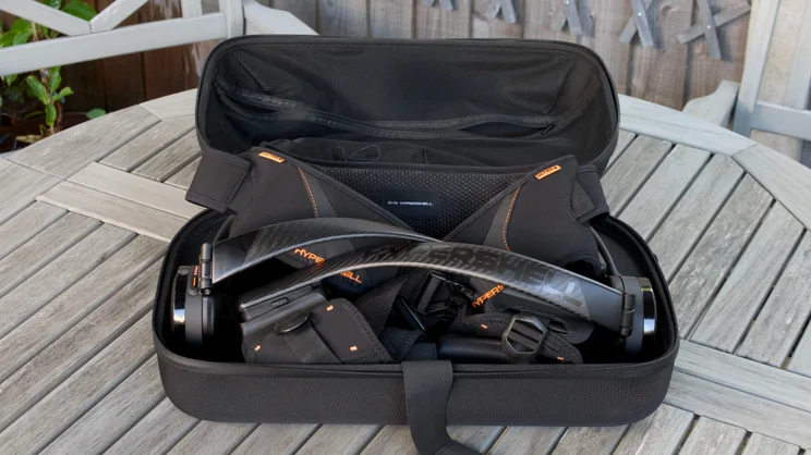 The Hypershell X Ultra S pictured in its carry case