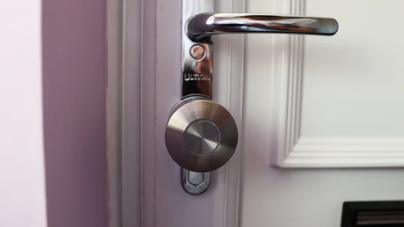 The Ultion Nuki smart lock pictured from inside