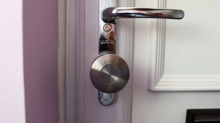 The Ultion Nuki smart lock pictured from inside
