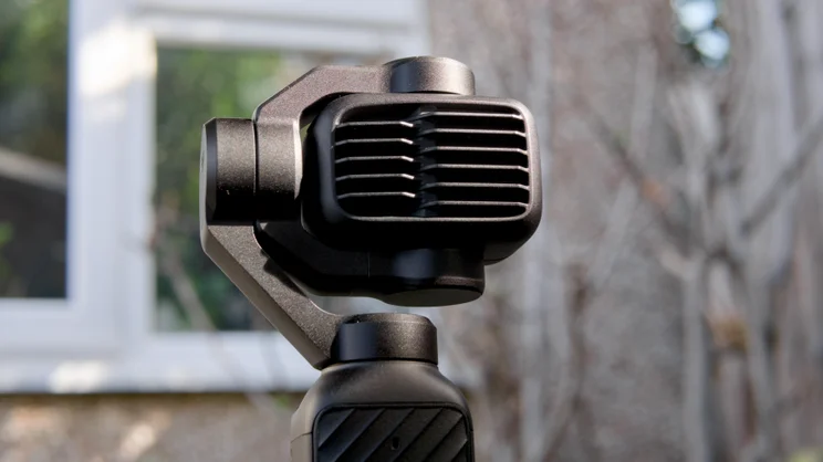 The rear of the DJI OSMO Pocket 4P pictured in close up