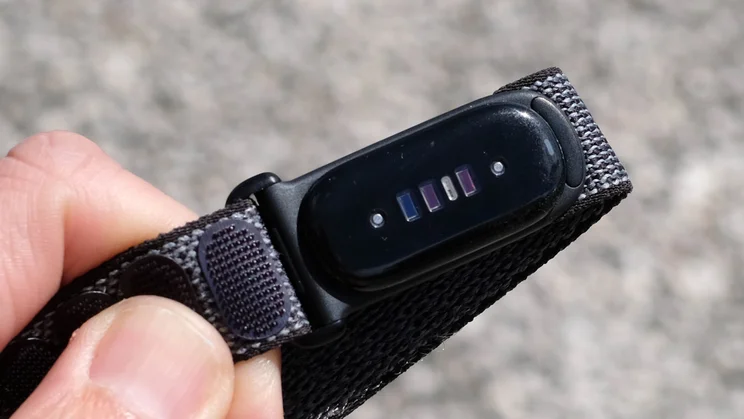 The rear of the Fitbit Air