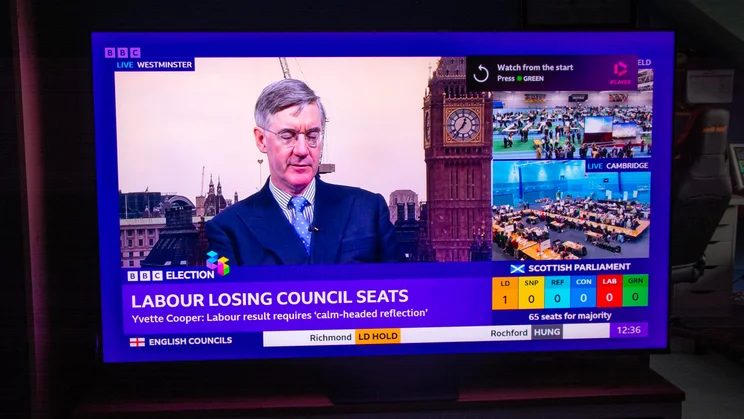 BBC One on Freely on the Hisense UR8S RGB Mini LED TV