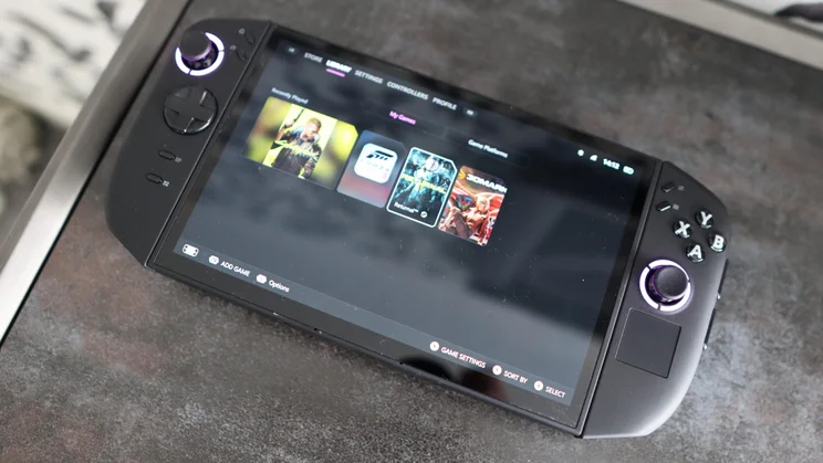 The games library available on the Lenovo Legion Go 2 PC gaming handheld