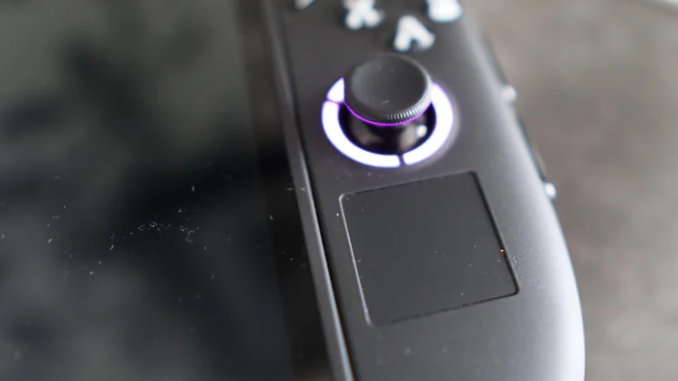 The touchpad on the right handgrip of the Lenovo Legion Go 2 PC gaming handheld