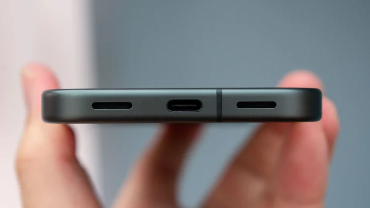 Google Pixel 11 bottom edge and charging port