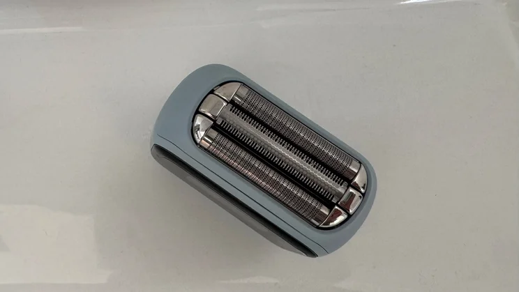 A bird's eye view of the Laifen P3 shaver's blade head