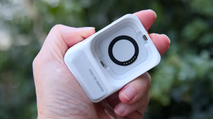 The Insta360 Go Ultra's Action Dock without camera