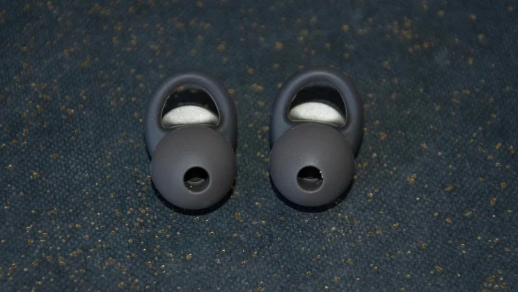 The Audio-Technica AT-ERP5 earplugs with their open eartips facing forward