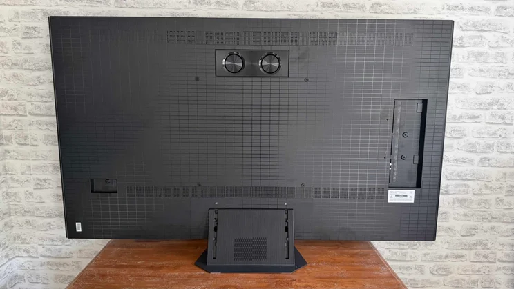 Rear view of the Hisense UR9S RGB Mini LED TV