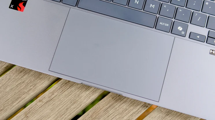 A close up shot of the Asus Zenbook 14 (2026)'s touchpad