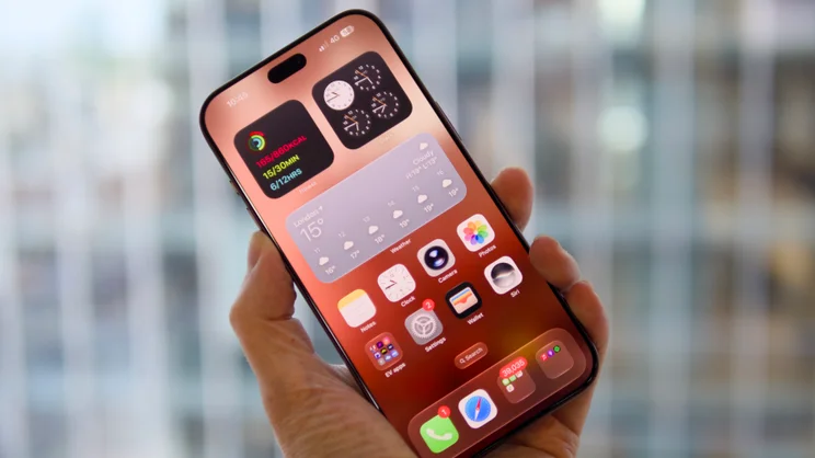 Apple iPhone 18 Pro Max being held at an angle
