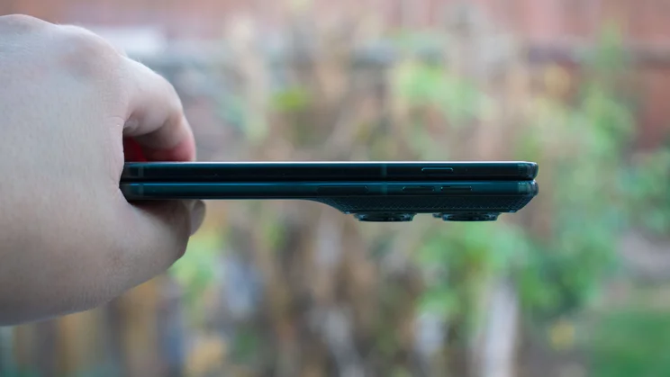 Motorola Razr Fold folded, side view