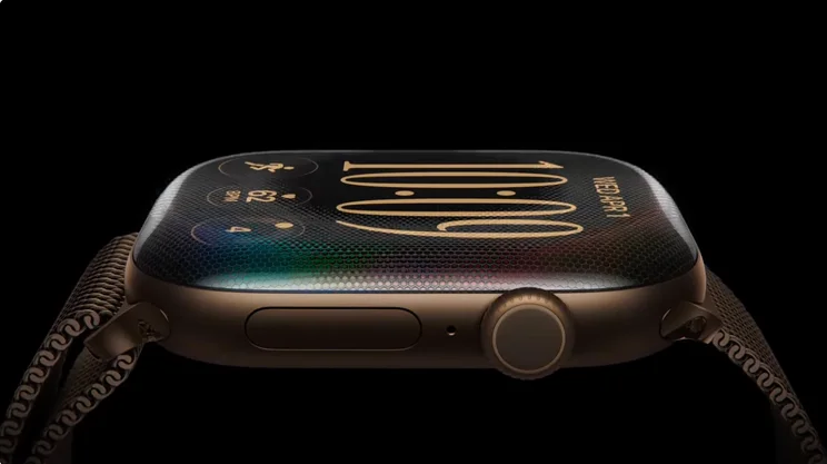 The Apple Watch Series 12 in dark bronze