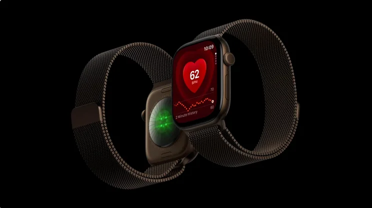 A render of the dark bronze Apple Watch Series 12