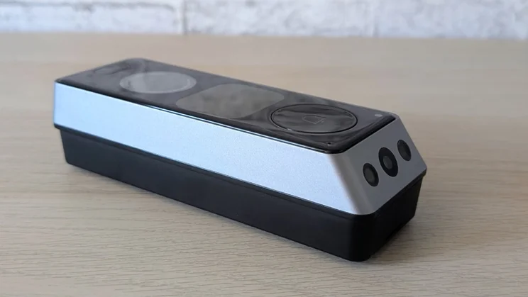 The Ezviz EP8 Ultra on a desk