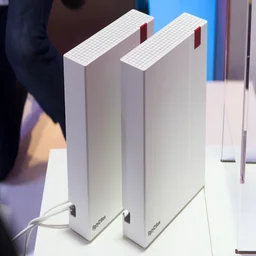 The FRITZ!Box DSL Fiber 7-90 pictured on the FRITZ! stand at IFA