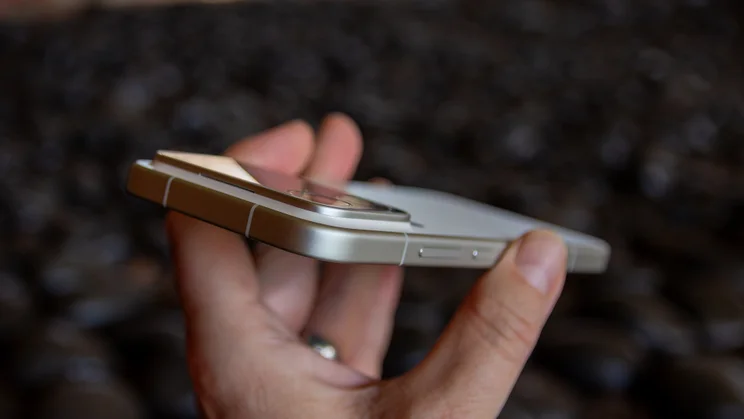 Xiaomi 18 Pro Max in hand, angled top view