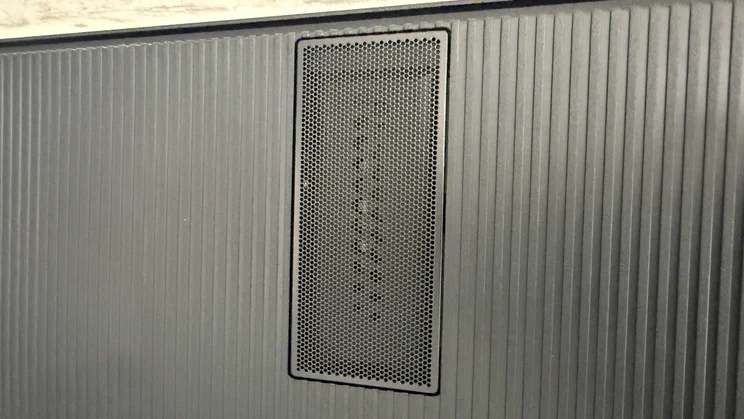 The horizontal speakers on the rear of the Sony Bravia 9 II True RGB TV
