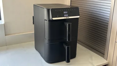 The Bosch Series 6 Double Stack Drawer Air Fryer on a kitchen worktop