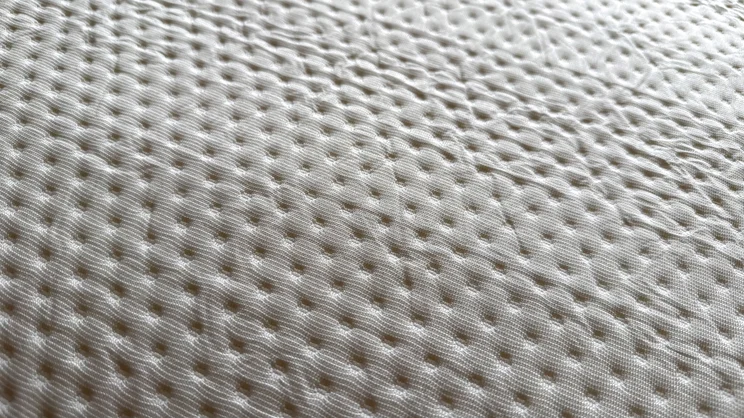 A closeup of the Emma Original mattress' surface