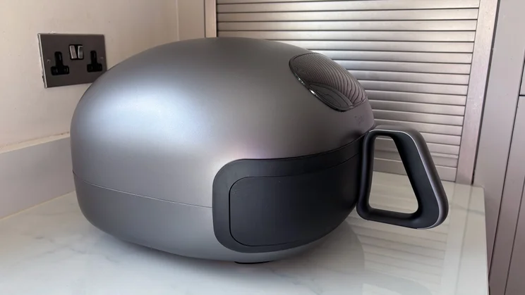 The Typhur Dome 2 air fryer on a kitchen countertop