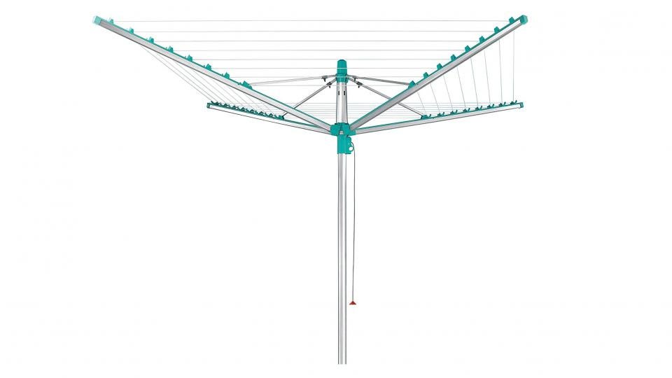 travel rotary washing line